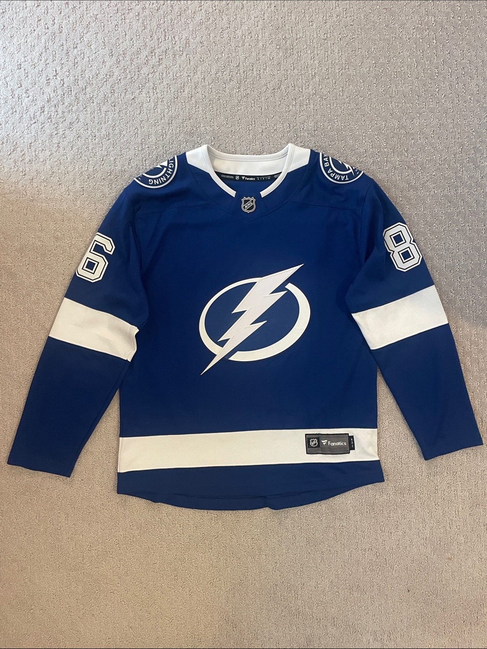Men's Tampa Bay Lightning Nikita Kucherov #86 Jersey